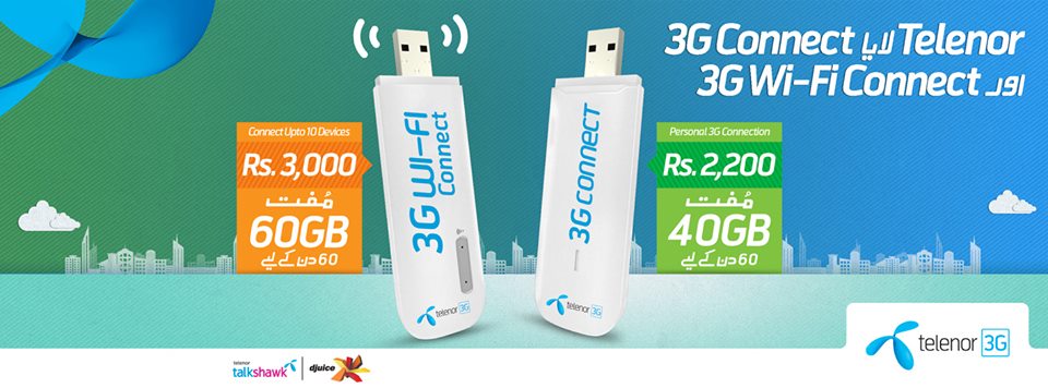 Telenor Launches 3G Connect Devices