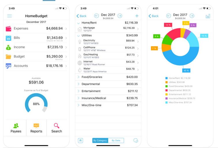 home budget with sync